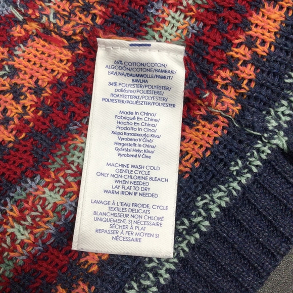 Women's Chaps Vest M/M Navy Multi - Picture 7 of 9